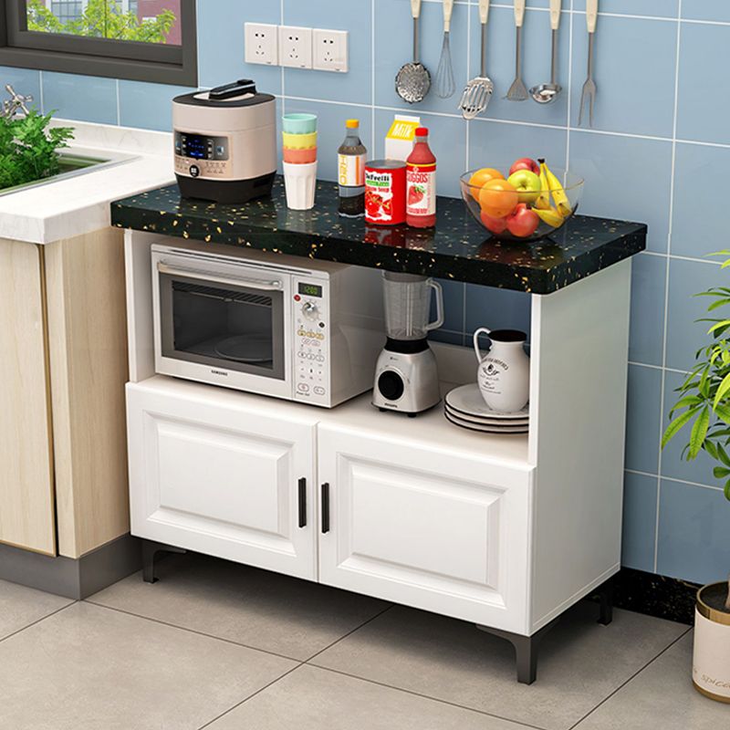 Modern Style Kitchen Island Table Double Sided Cabinet Kitchen Island