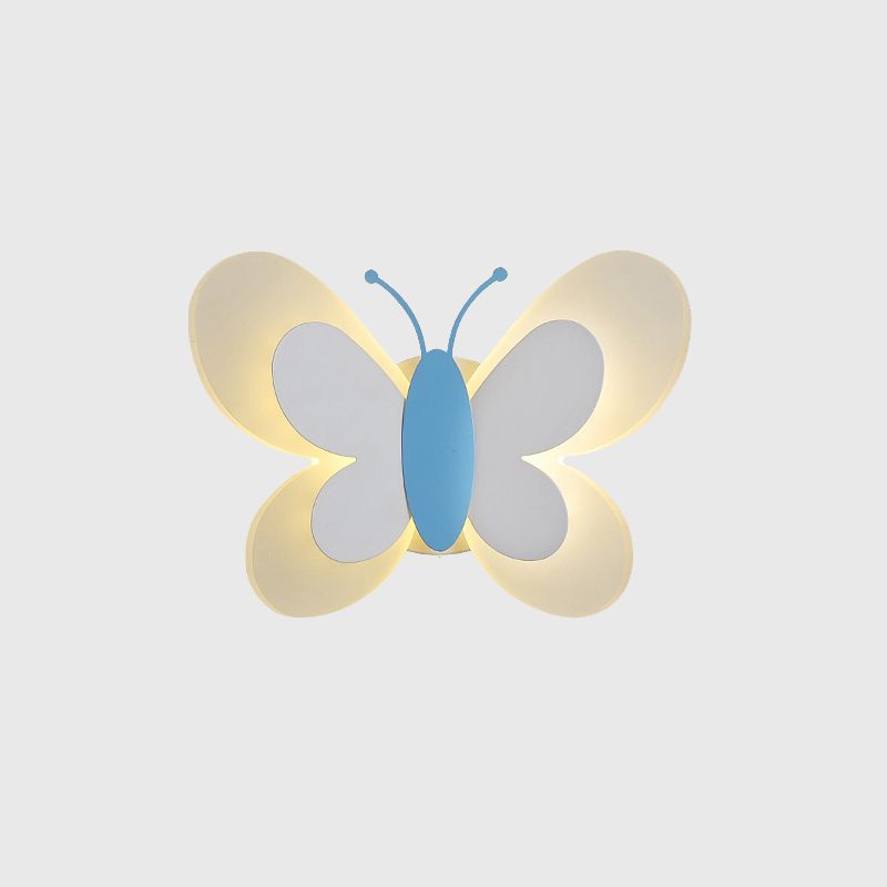 Butterfly LED Wall Lamp in Modern Creative Style Acrylic Wall Light for Bedroom