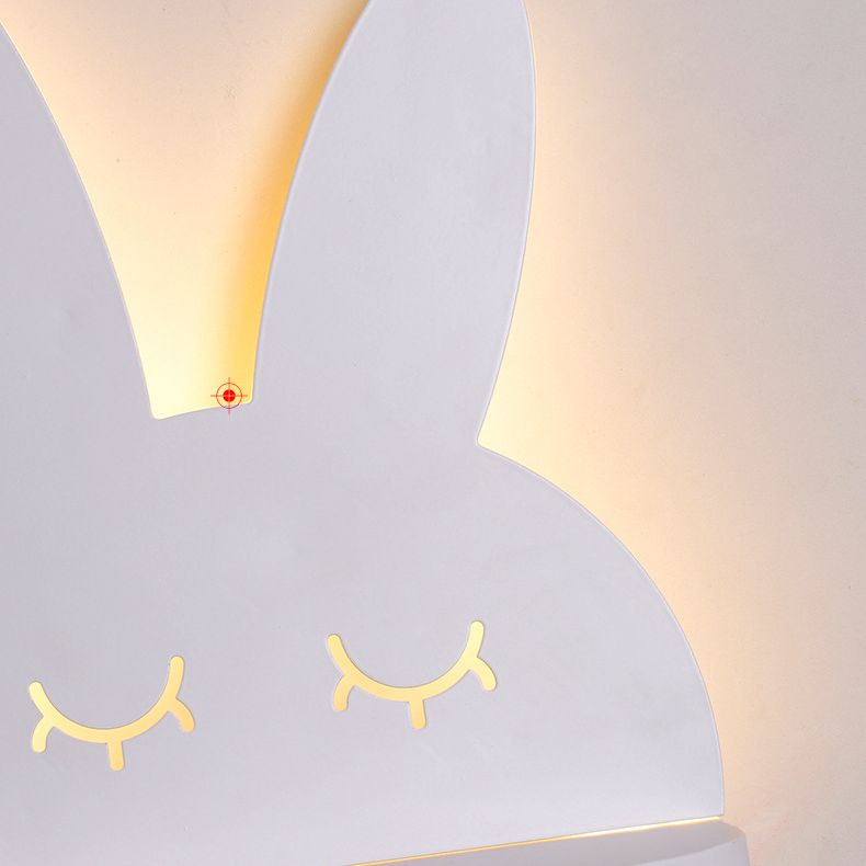 1-Light Sconce Light Fixture Creative Macaron Style Plastic Sconces for Bedroom