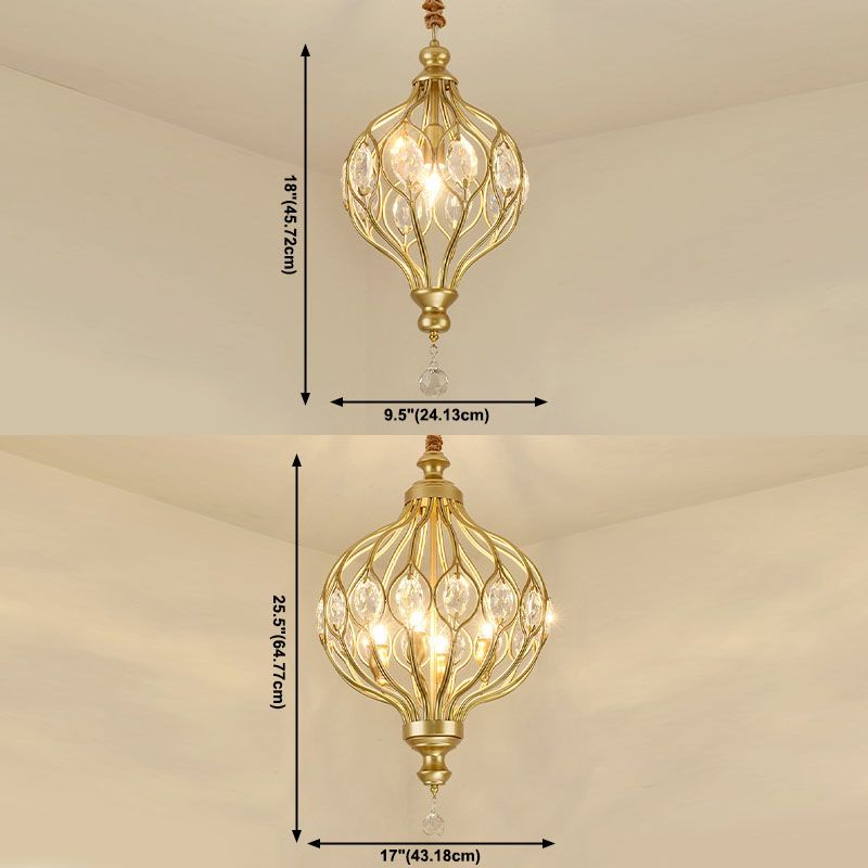 Éclairage de pendentif rond