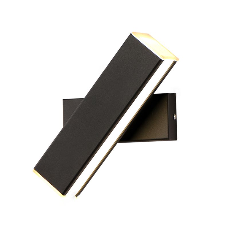 Linear Wall Mount Lighting Simple Metal 1 Light Wall Mounted Light for Bedroom