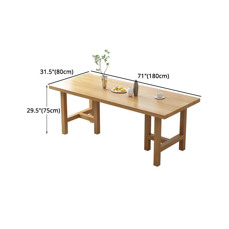 Contemporary 1/2/7 Pieces Dining Set with Solid Wood Table Dining Furniture