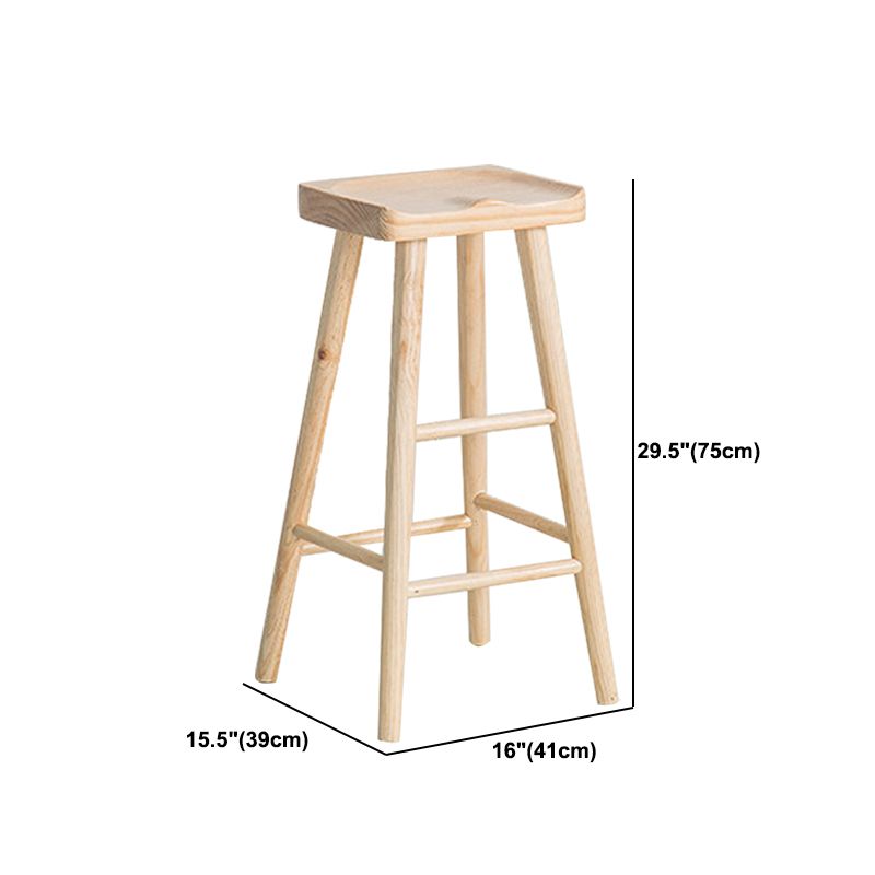 Glam Wooden Bar Table Set 1/2/7 Pieces Rectangle Bar Table with High Stools for Home