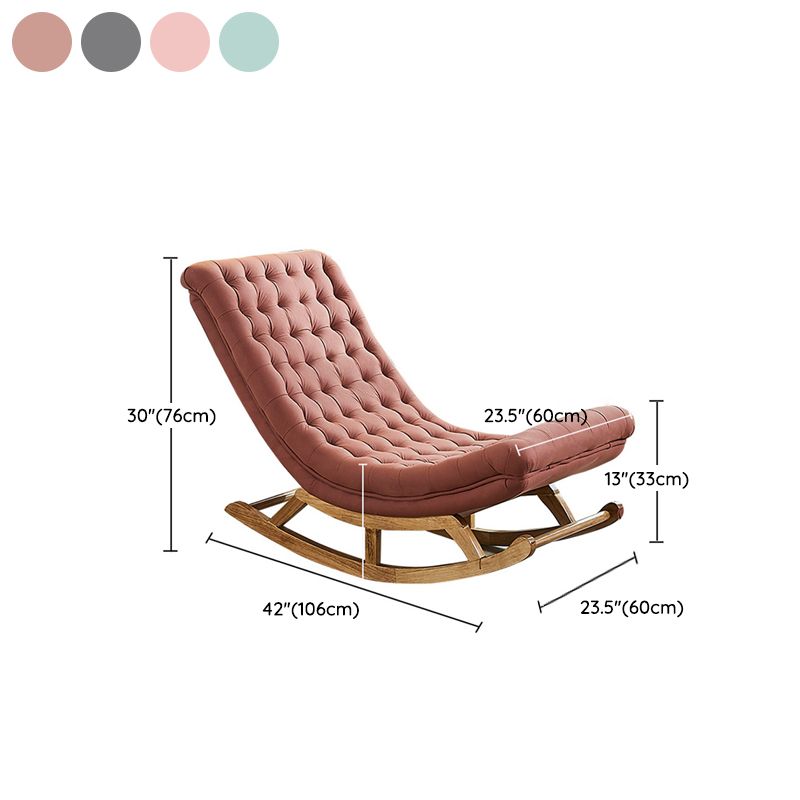 Light Luxury Modern Style Lazy Sofa Chair Leisure Chaise Lounge Rocking Chair