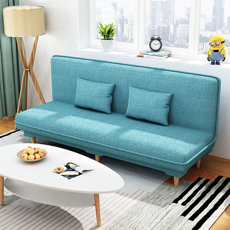 Contemporary Tight Back Convertible Sleeper Sofa for Bonus Room