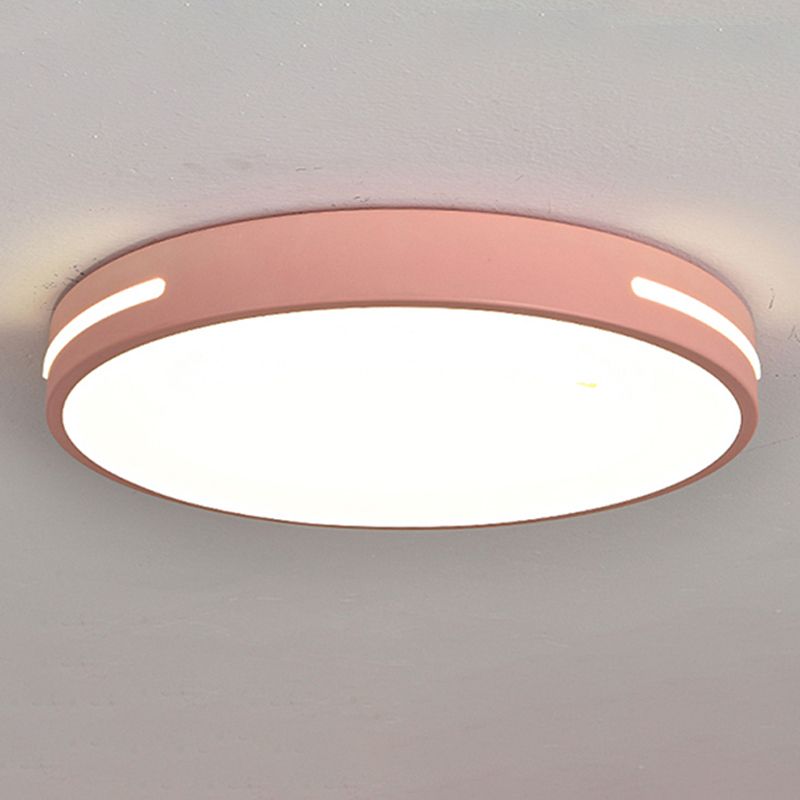 Modern Simple Style Ceiling Lamp Round Shape LED Flush Mount Light Fixtures