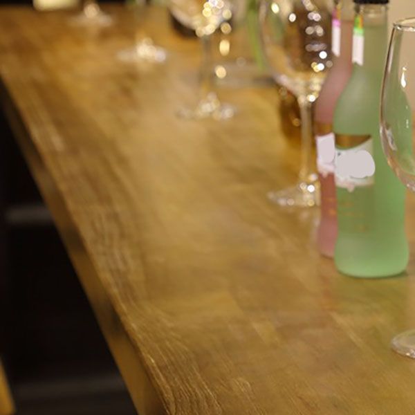 Industrial Bar Table Set 1/6/11 Pieces Rectangle Pine Wood Counter Table for Bar