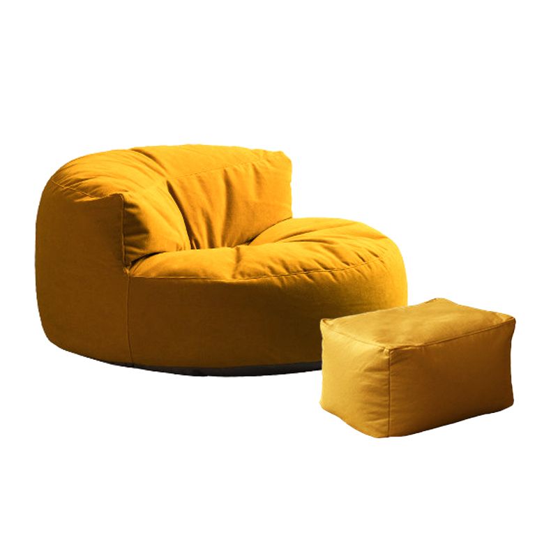 Velvet Armless Chair 34.64" L x 39.37" W x 18.89" H Accent Chair for Living Room