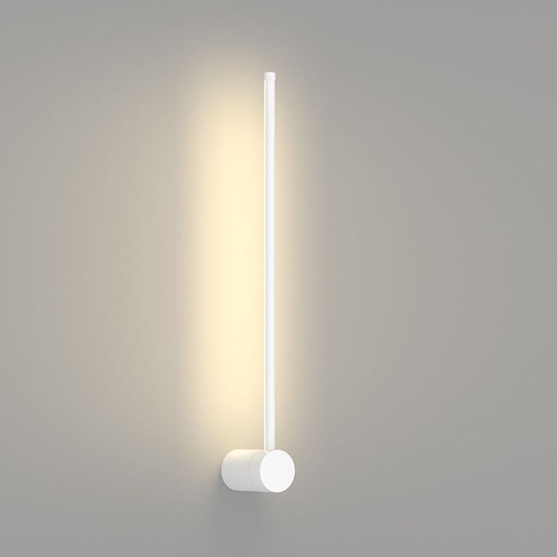 Modern Aluminum Wall Light Minimalist Straight LED Wall Sconce for Living Room