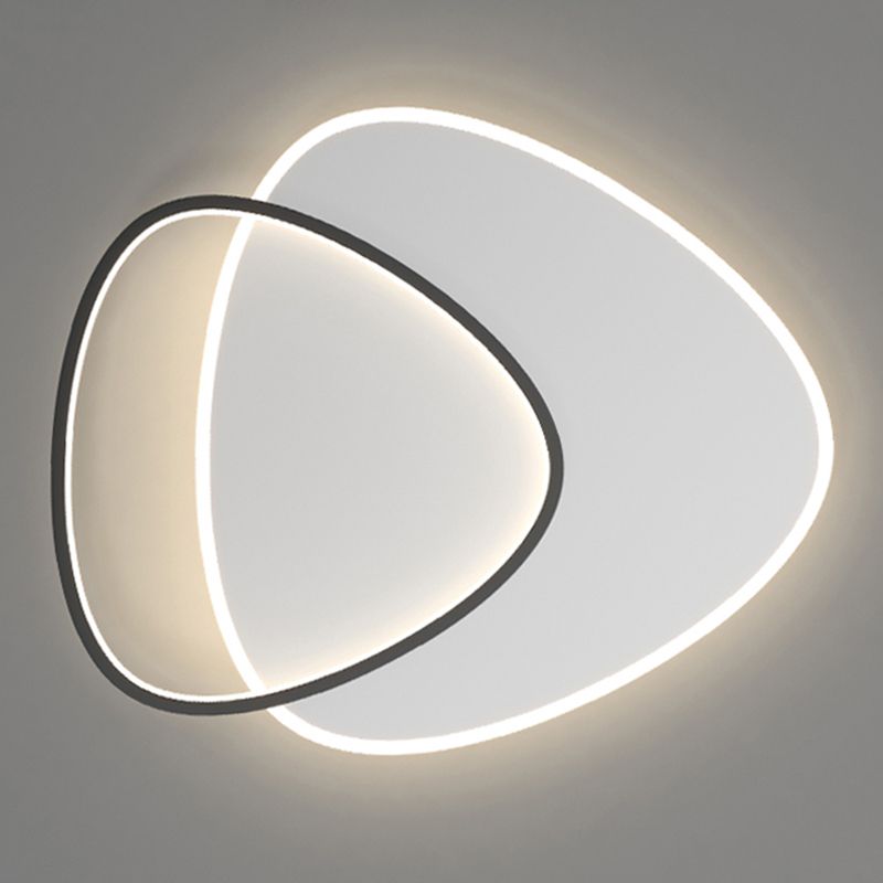 Lampada da soffitto moderna in acrilico con montaggio a incasso per salotto