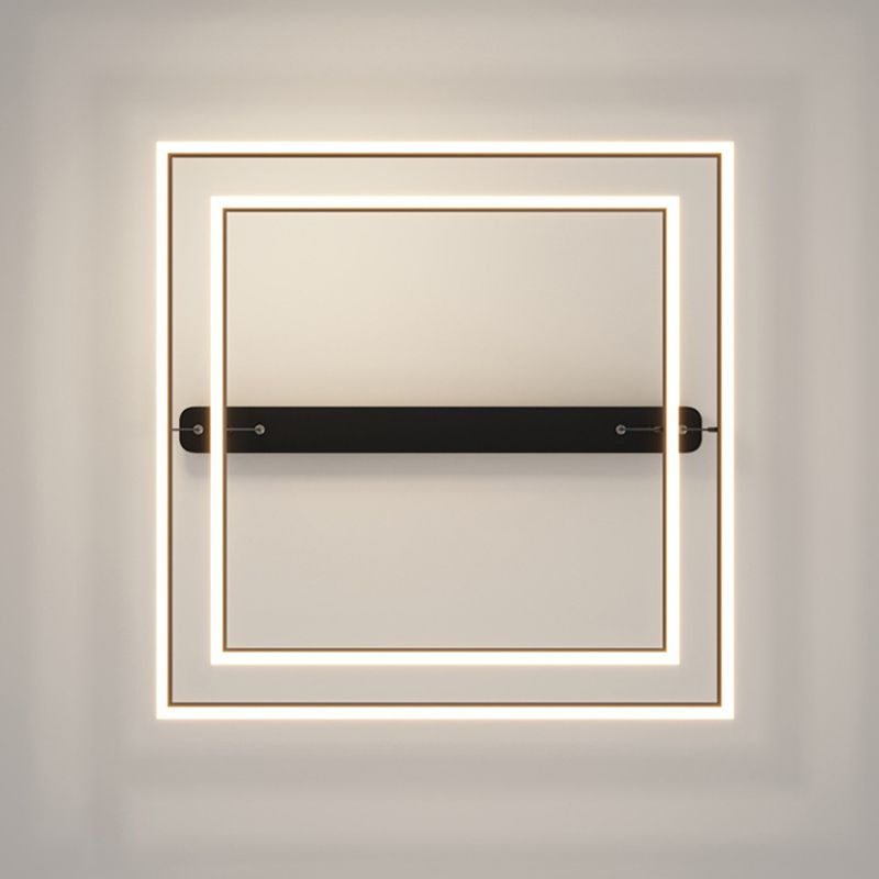 Moderne eenvoud hangende multi-tier kroonluchter hanglamp acryl plafondlampen armatuur voor restaurant