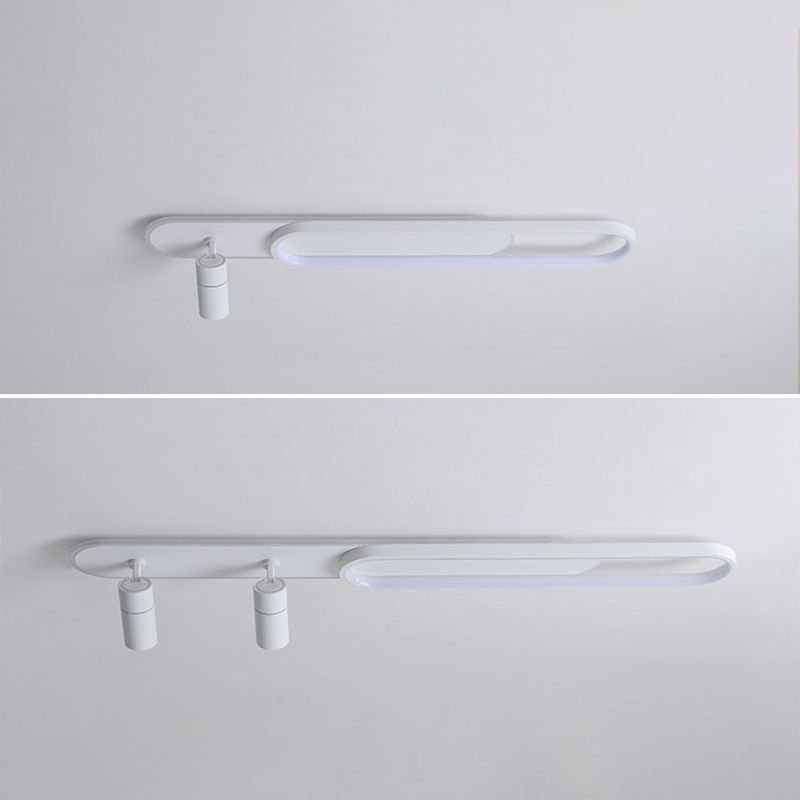 Plafonnier LED moderne met en lumière les luminaires encastrés en métal