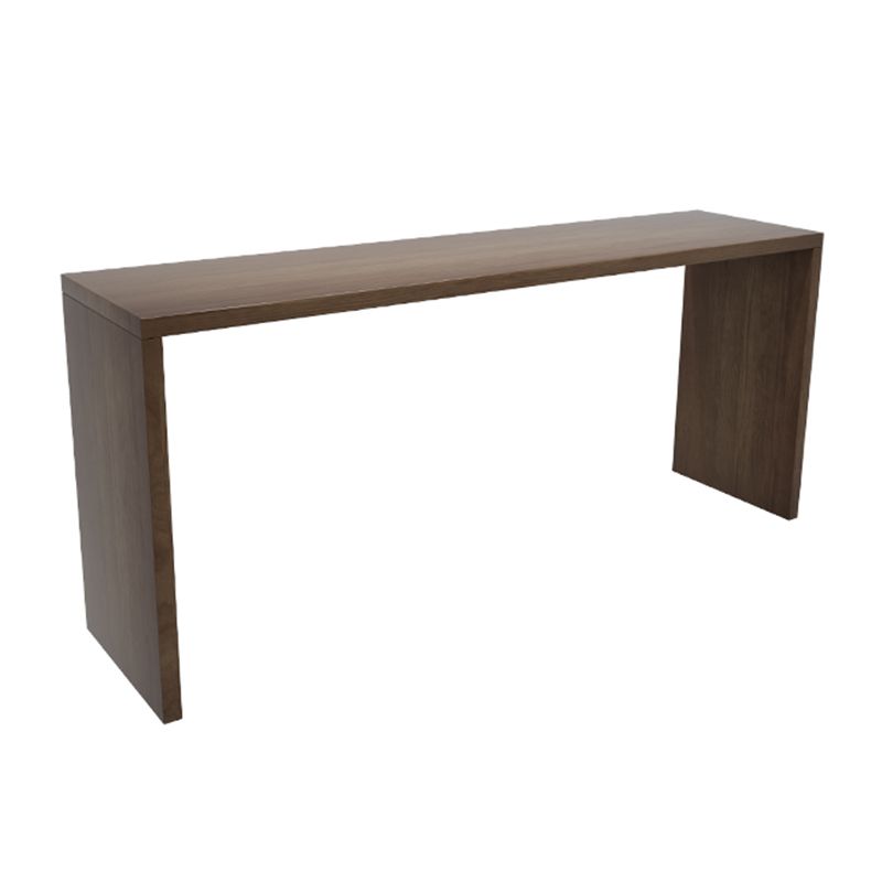 Modern Solid Wood Indoor Rectangle Double pedestal Bar Dining Table