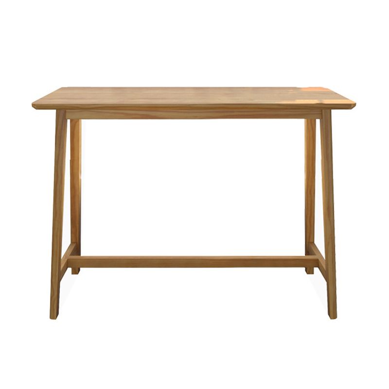 1/4 Pieces Table and Stool Set Modern Solid Wood Pub Dining Set