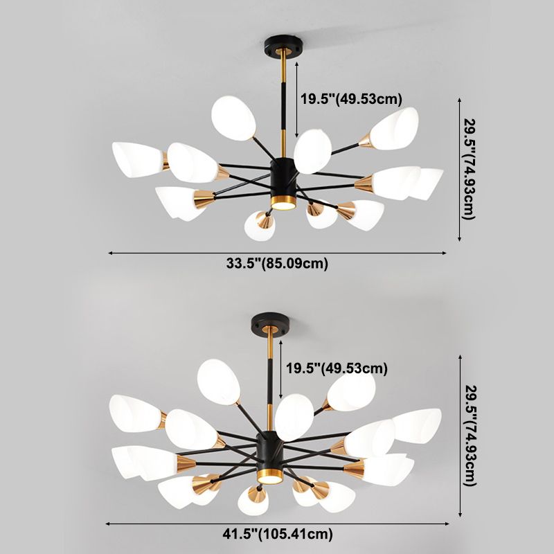 Modern Pendant Lighting Geometric Chandelier Hanging Light Fixtures Glass Pendant Lighting