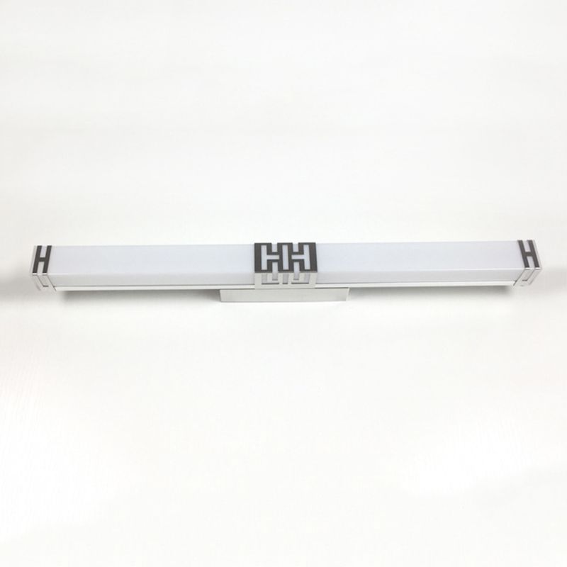 Simplicité Rectangle Vanity Sconce Lights Acrylique Moup Moup Light Aymat pour salle de bain