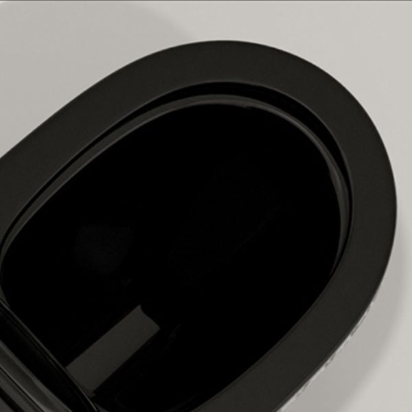 Floor Mount Flush Toilet Traditional Skirted One-Piece Toilet with Slow Close Seat