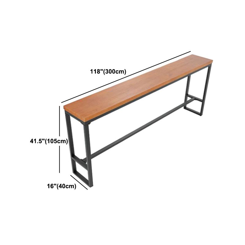 Trestle Solid Wood Counter Set 1/2/5 Pieces Natural Glam Indoor Table and Stool Set