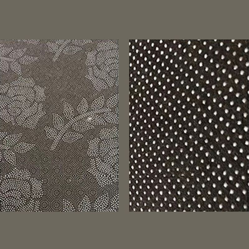 Salle de salon moderne Tapis Blue Polyester Area Color Bloc Tapis sans glissement