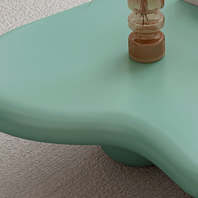 Scandinavian Free Form Coffee Table 3 Legs Wooden Cocktail Table for Living Room