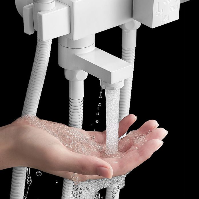 Modern Shower System Handheld Shower Head Slide Bar Wall Mounted Shower Set