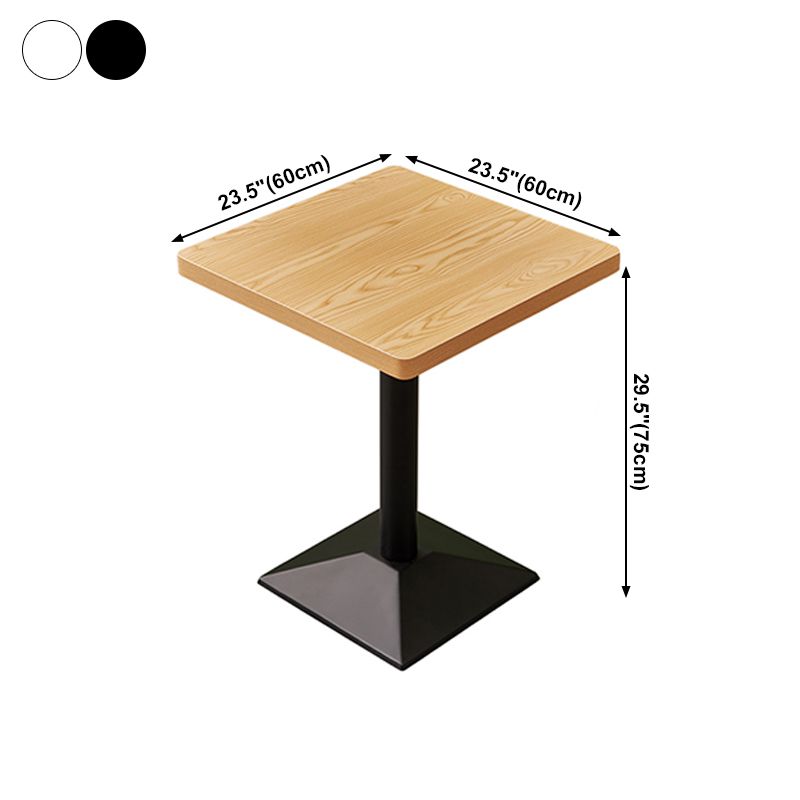 Industrial Dining Room Table Home Kitchen Dinner Furniture with Metal Base