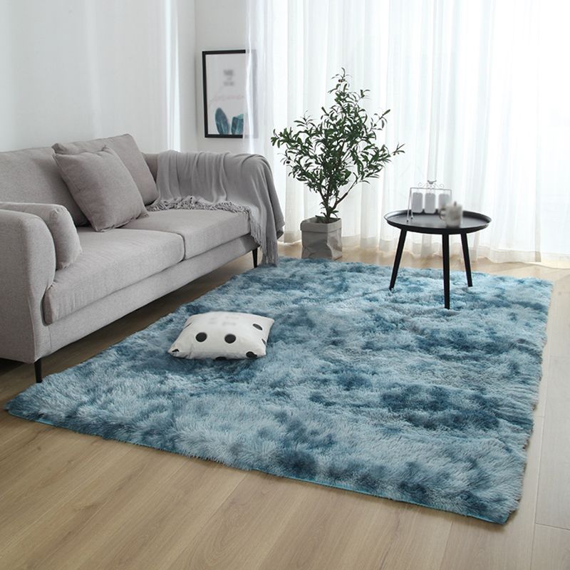 Alfombra impresa de corbata calmante contemporánea área de pelusa simple alfombra lavable amigable para la alfombra para la decoración del hogar