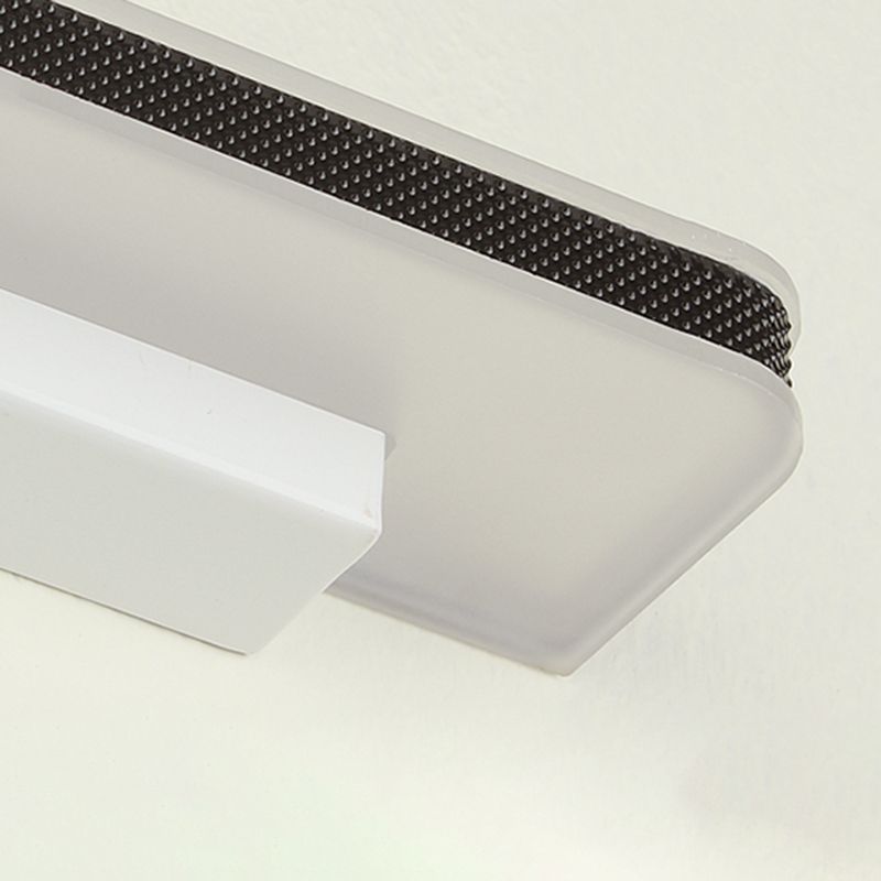 Metalen spiegel wandlampen moderne eenvoudige stye multi -heads wandbevestiging in zwart