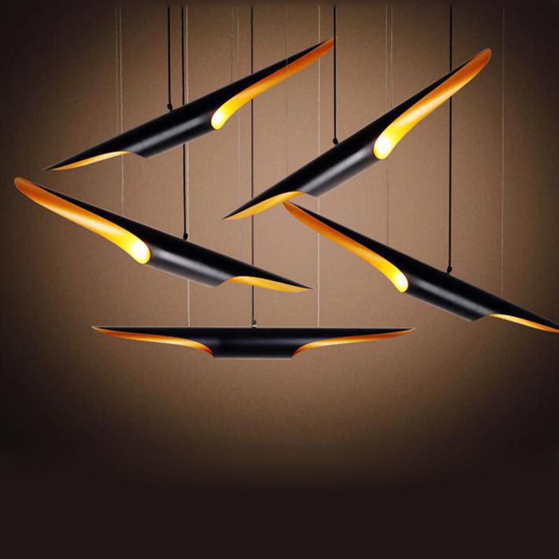 Zeitgenössische geometrische Bauernhaus Deckenleuchte für Esszimmer Café