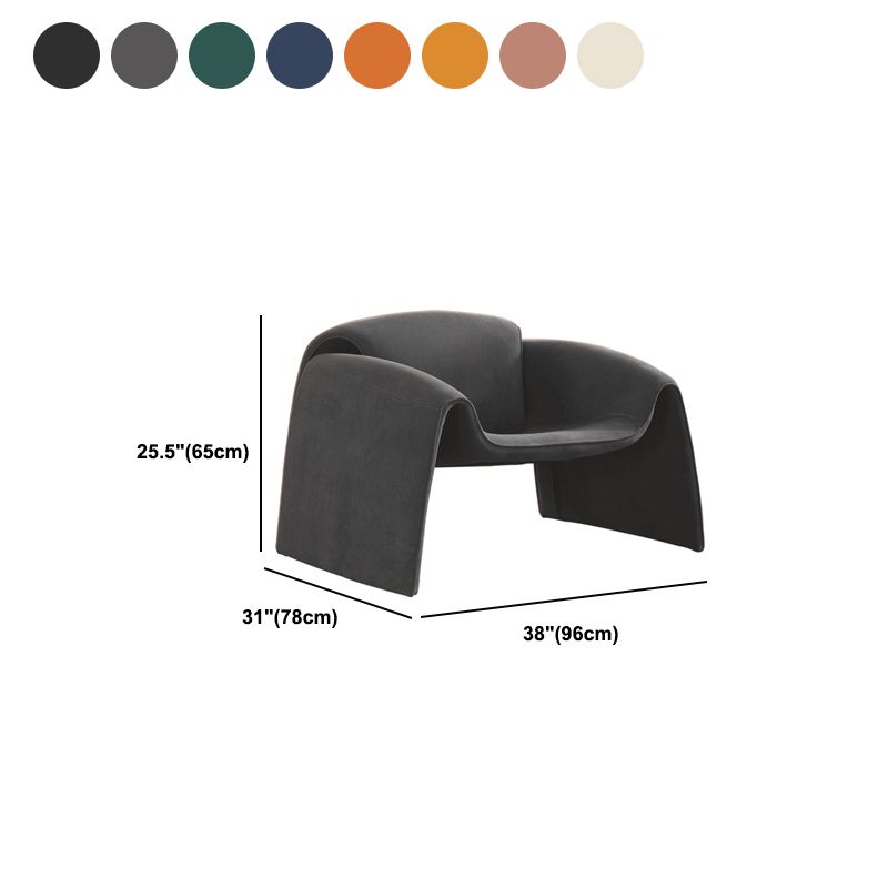 30.71" Wide Contemporary Style Single Sofa Chair Fixed Back Arm Chair