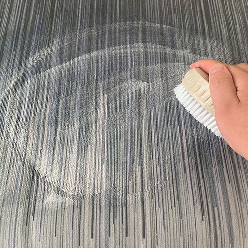 Fancy Plaid Print Area Rug Modern Polyester Area Carpet Non-Slip Backing Rug for Drawing Room