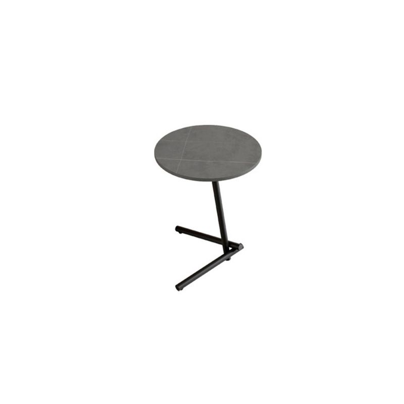 Pedestal Round End Table Minimalist Side End Table for Living Room