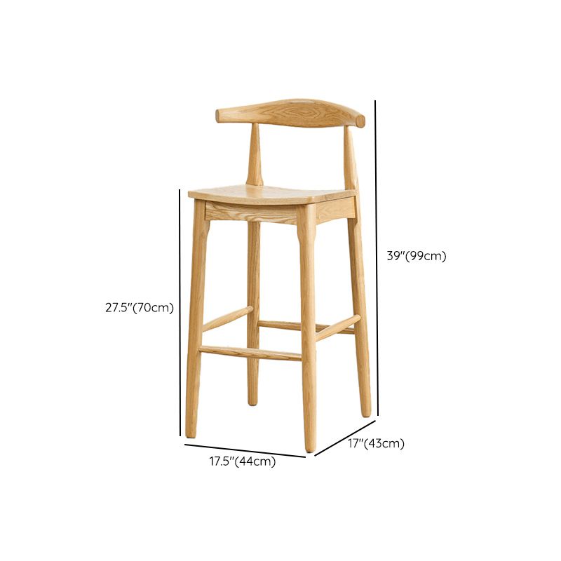 Natural Colour Bar Table Set 1/2/3 Pieces Industrial Rectangle Solid Wood Bar Set