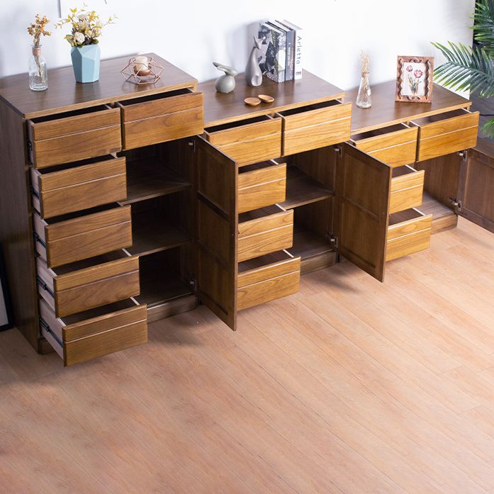 Solid Wood Modern Storage Chest Dresser Horizontal Storage Chest Dresser