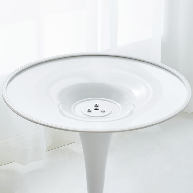 Modern Pedestal Wooden Coffee Table Set Round Top Shape Cocktail Table for Home