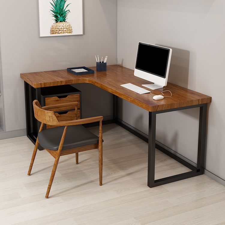 L-Shape Home Study Desk 29.6-inch High Office Desk for Living Room and Bedroom