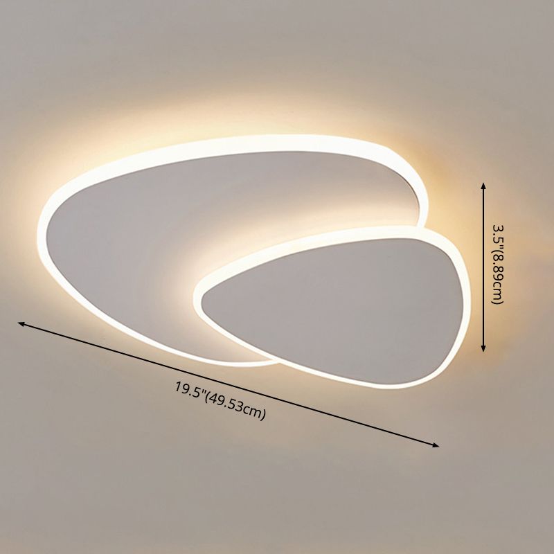 Steen inbouwverlichtingsarmaturen Acryl minimalistische inbouwplafondlamp voor slaapkamer