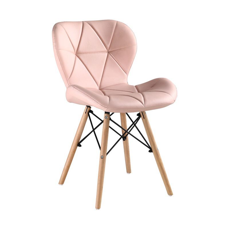 Modern Style Wood Chairs Set Wingback Side Kitchen Dining Chair (Set of 4)