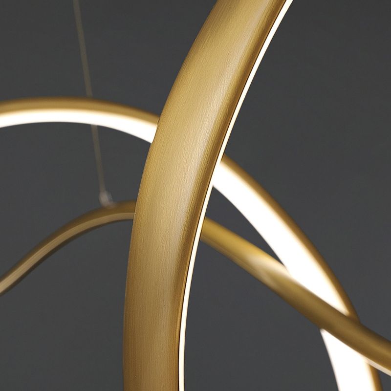 Unique Shape Modern Pendant Lighting Fixtures Metal 1 Light Island Light Fixture for Dining Room