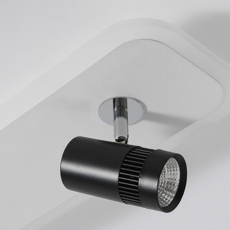Plafonnier LED sur Rail en forme d'ellipse, montage encastré en fer, Style moderne et Simple, pour allée de salon