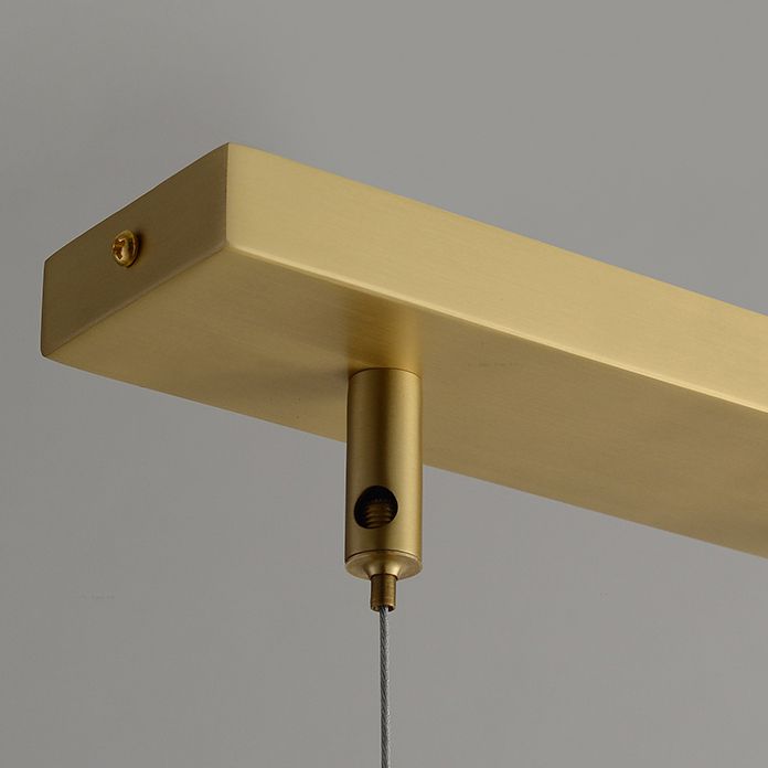 Estilo moderno lineal colgante de metal ligero liviano