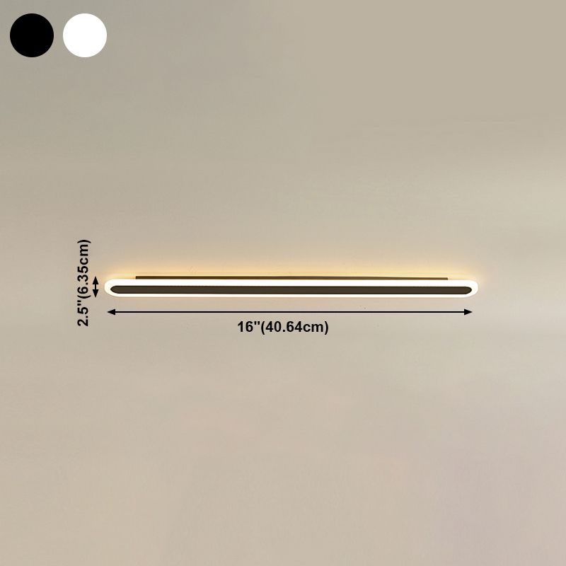 Sitting Room Wall Sconce Modern Acrylic Metal Led Simple Wall Mounted Light Fixture