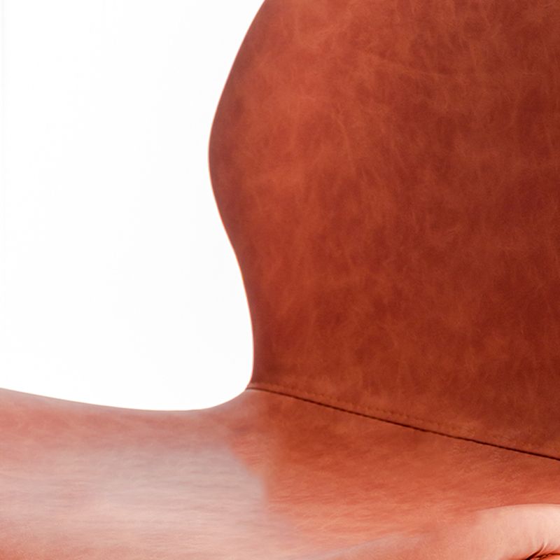 Contemporary Adjustable Height Stool Reception Leather Barstool