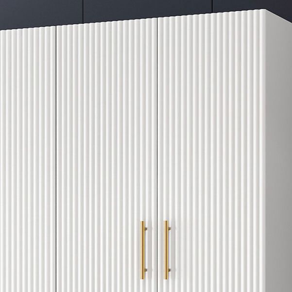 Manufactured Wood Kid's Wardrobe Contemporary Armoire Closet with Garment Rod