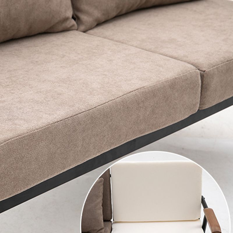 1/2-seater Sofa with Pillow Top Arm for Apartment 29.53" High