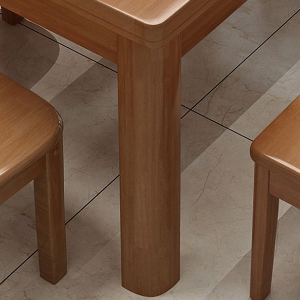 Traditional Kitchen Solid Wood Top Furniture of Standard Height Formal Dining Room Table Set