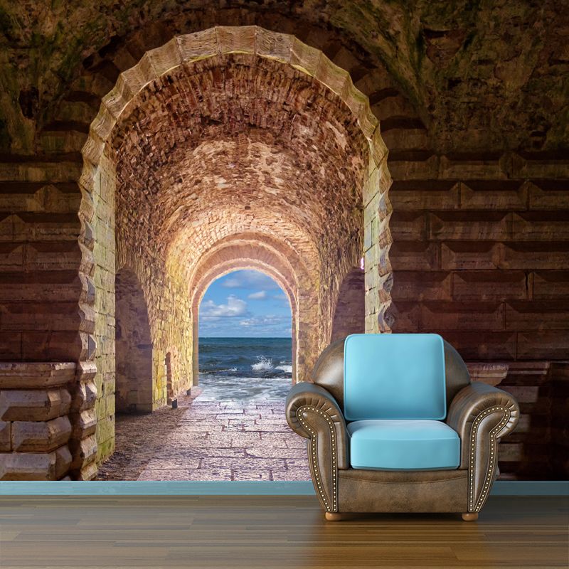 Minimalism 3D Art Illusion Mural Wall Decoration for Living Room Decoration