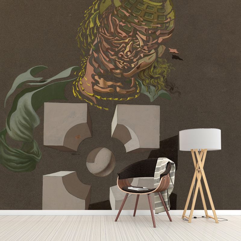 Exceptional Man-Shape Painting Mural for Home Salvador Dali Artwork Wall Decor, Custom Print