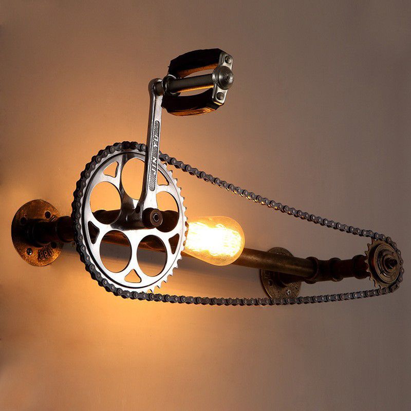 Industrial Wall Light Creative Metallic Wall Light Sconce for Living Room