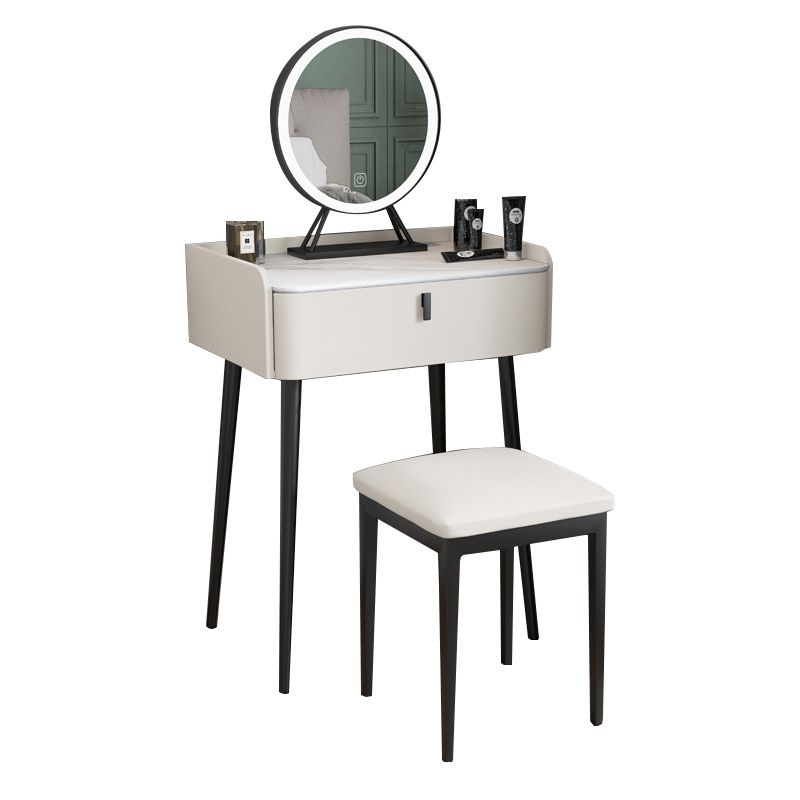15" Wide Contemporary Make-up Vanity Mirror Dressing Table with Drawer